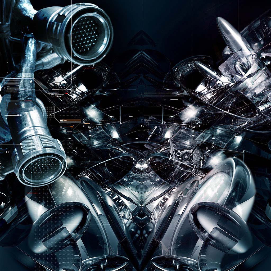 Mechanical iPad Wallpaper, Background and Theme